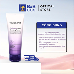Sữa rửa mặt Collagen Verobene - Hàn Quốc (Mẫu Mới)