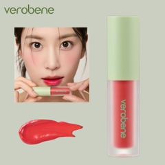 SON TINT VEROBENE BLURRY FIT TINT BÁM MÀU, LÊN MÀU CHUẨN, NHẸ MÔI CHE KHUYẾT ĐIỂM MÔI 2.4G