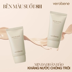 KEM NỀN NÂNG TONE TRANG ĐIỂM TÍCH HỢP CHỐNG NẮNG VEROBENE AQUA BB CREAM SPF36 PA++ 40ML