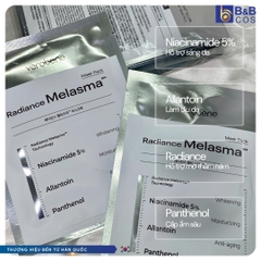 [1 GÓI 10 MIẾNG] MẶT NẠ CẤP ẨM VÀ DƯỠNG TRẮNG DA VEROBENE RADIANCE MELASMA MASK PACK 23g