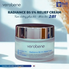 KEM DƯỠNG ẨM HỖ TRỢ PHỤC HỒI DA VEROBENE RADIANCE B5 5% RELIEF CREAM 50ML