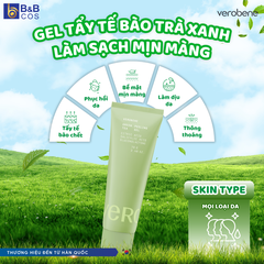 [MẪU MỚI 2026] GEL TẨY TẾ BÀO CHẾT TRÀ XANH VEROBENE LÀM SẠCH DA GIÚP DA MỊN MÀNG