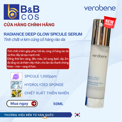 TINH CHẤT VI KIM PHỤC HỒI VÀ CỦNG CỐ HÀNG RÀO DA VEROBENE DEEP GLOW SPICULE SERUM 50ML