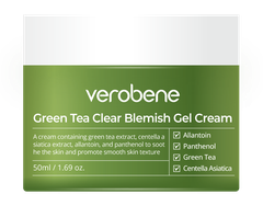 Kem Dưỡng Trắng Da Trà Xanh Verobene - Chính Hãng Hàn Quốc (Mẫu mới) 50g