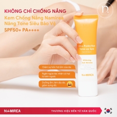 Kem Chống Nắng Namirea Nâng Tone Siêu Bảo Vệ Spf50+ Pa++++