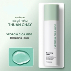 NƯỚC HOA HỒNG THUẦN CHAY VEROBENE BALANCING TONER 150ml DƯỠNG TRẮNG CẢI THIỆN NẾP NHĂN