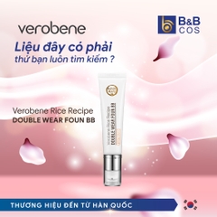 Kem Nền BB Rice Recipe SPF36 PA++ Verobene - Hàn Quốc
