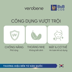 CHỐNG NẮNG DẠNG THỎI THUẦN CHAY VEROBENE - VEROBENE ZERO LIGHT CALMING SUN STICK  19G