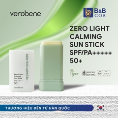 CHỐNG NẮNG DẠNG THỎI THUẦN CHAY VEROBENE - VEROBENE ZERO LIGHT CALMING SUN STICK  19G