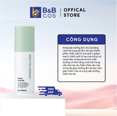 TINH CHẤT DƯỠNG ẨM THUẦN CHAY VEROBENE WATERY AMPOULE 50ml DƯỠNG TRẮNG CẢI THIỆN NẾP NHĂN