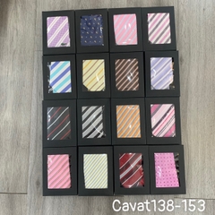 Cavat138-Cavat153 Cà vạt lụa hộp 8cm