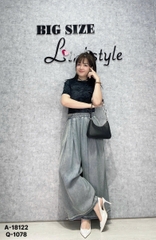 1078 Q.Suông trơn Xanh 00324