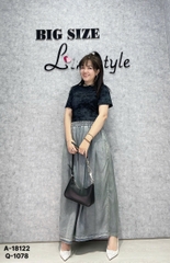 1078 Q.Suông trơn Xanh 00324