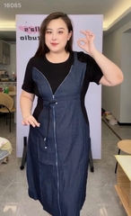 16085- Đầm Ráp kéo dài 00480