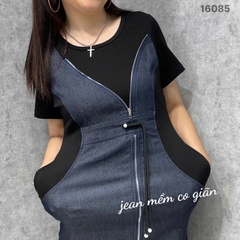 16085- Đầm Ráp kéo dài 00480