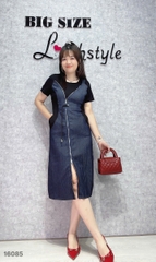 16085- Đầm Ráp kéo dài 00480