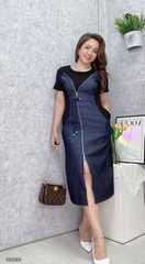 16085- Đầm Ráp kéo dài 00480