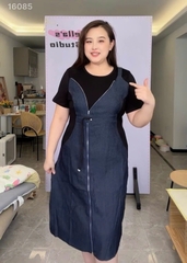 16085- Đầm Ráp kéo dài 00480