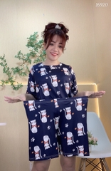 Đồ bộ mặc nhà BIG SIZE hoạ tiết Mèo SS-DAI- 00243- 16920