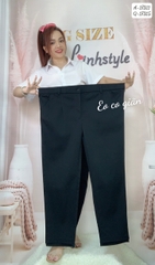 Quần Tây BIGSIZE ống đứng 9 tấc lai ngắn dài - 17315