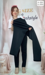 Quần Tây BIGSIZE ống đứng 9 tấc lai ngắn dài - 17315