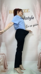 Quần Tây BIGSIZE ống đứng 9 tấc lai ngắn dài - 17315