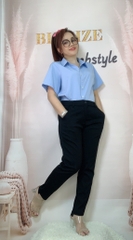 Quần Tây BIGSIZE ống đứng 9 tấc lai ngắn dài - 17315