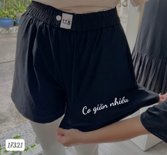 Quần short BIGSIZE TTB chất co giãn nhiều- 17321 - ĐEN