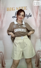 Quần short BIGSIZE TTB chất co giãn nhiều - 17321 - KEM