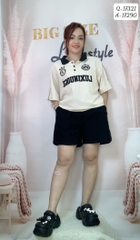 Quần short BIGSIZE TTB chất co giãn nhiều- 17321 - ĐEN