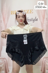Quần lót chip BIG SIZE thun lưới ĐẠI 17350 ĐEN