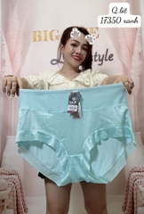 Quần lót chip BIG SIZE thun lưới ĐẠI 17350 XANH