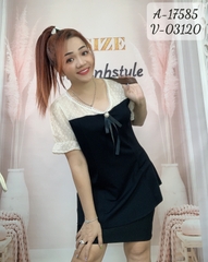 Áo Kiểu BIGSIZE Peplum cổ V 17585