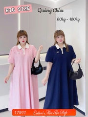 17911 D.polo dài Nơ-00414-  HỒNG