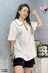 Áo polo che bụng BIGSIZE Quảng Châu logo ST chất đẹp, size DAI 100kg 110kg-  KEM