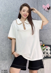 Áo polo che bụng BIGSIZE Quảng Châu logo ST chất đẹp, size DAI 100kg 110kg-  KEM