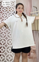 Áo polo che bụng BIGSIZE Quảng Châu logo ST chất đẹp, size DAI 100kg 110kg-  KEM