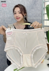 {100kg vừa} Quần lót chip BIGSIZE Quảng Châu cạp cao, lưng thun, tàng hình chống lộ viền - 18045 HỒNG