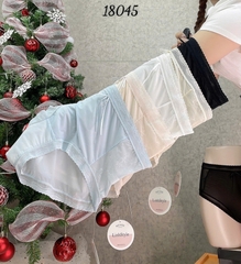 {100kg vừa} Quần lót chip BIGSIZE Quảng Châu cạp cao, lưng thun, tàng hình chống lộ viền - 18045 ĐEN