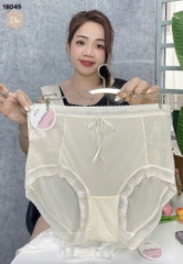 {100kg vừa} Quần lót chip BIGSIZE Quảng Châu cạp cao, lưng thun, tàng hình chống lộ viền - 18045 DA