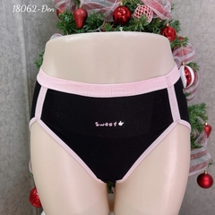 18062 Q.lót Sweet LC viền - ĐEN