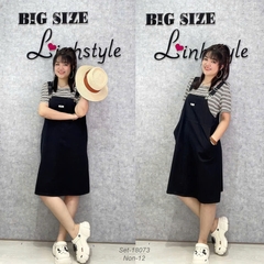 NEW.10- 18073 SY. Set A.sọc + yếm 00560 ĐEN