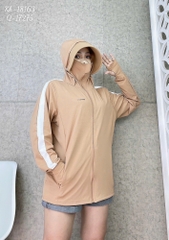 18163 - Khoác nắng tay sọc 00315 NÂU