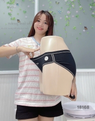 Quần lót chip BIGSIZE Quảng Châu viền chữ MO chất thun đẹp, co giãn - 18168 - ĐEN