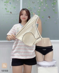Quần lót chip BIGSIZE Quảng Châu viền chữ MO chất thun đẹp, co giãn - 18168 - DA