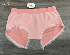 Quần lót chip BIGSIZE Quảng Châu lưng cao chất đẹp thun gen mềm co giãn - 18170