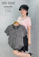 18175 Áo loang logo 00288 XÁM