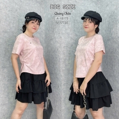 18175 Áo loang logo 00288 HỒNG