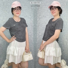 18175 Áo loang logo 00288 XÁM