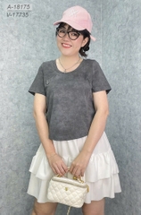 18175 Áo loang logo 00288 XÁM